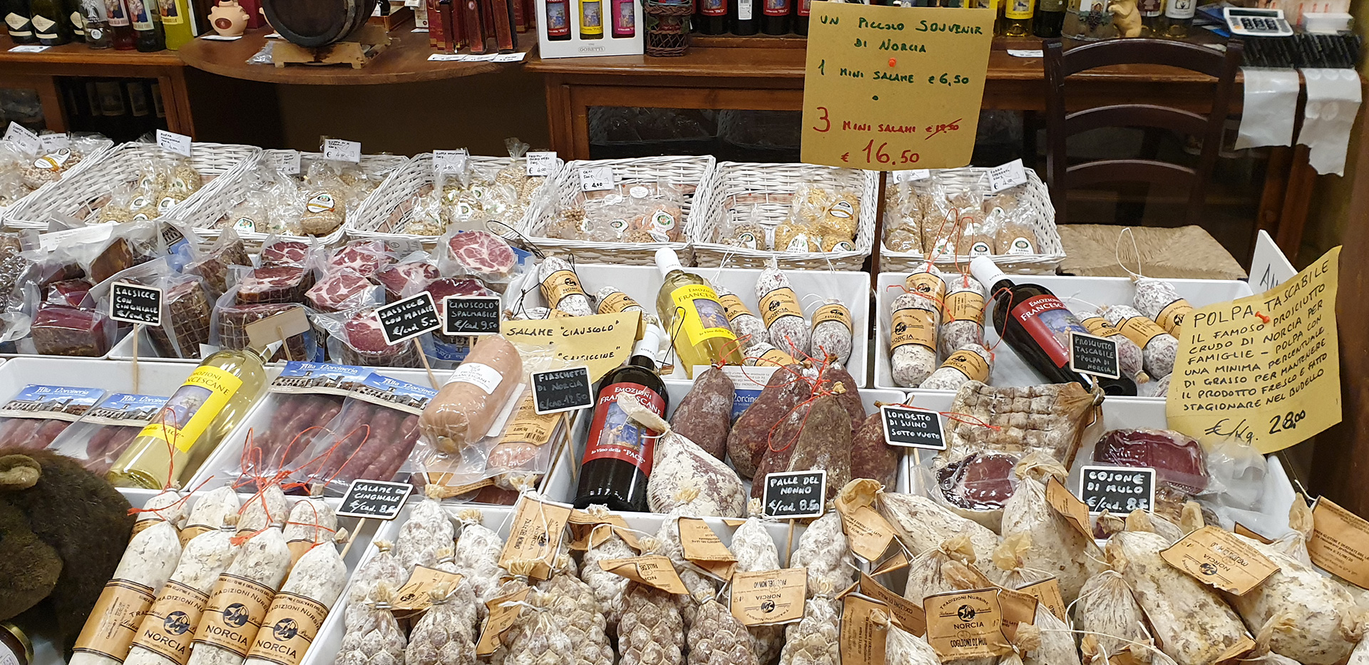 Emozioni Francescane salumi Norcia Emozioni Francescane salumi Norcia