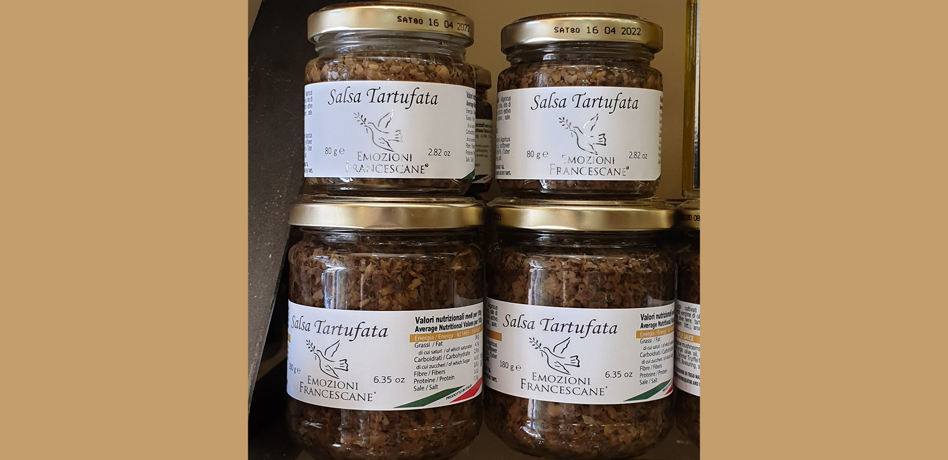 Emozioni Francescane salsa tartufata Emozioni Francescane salsa tartufata