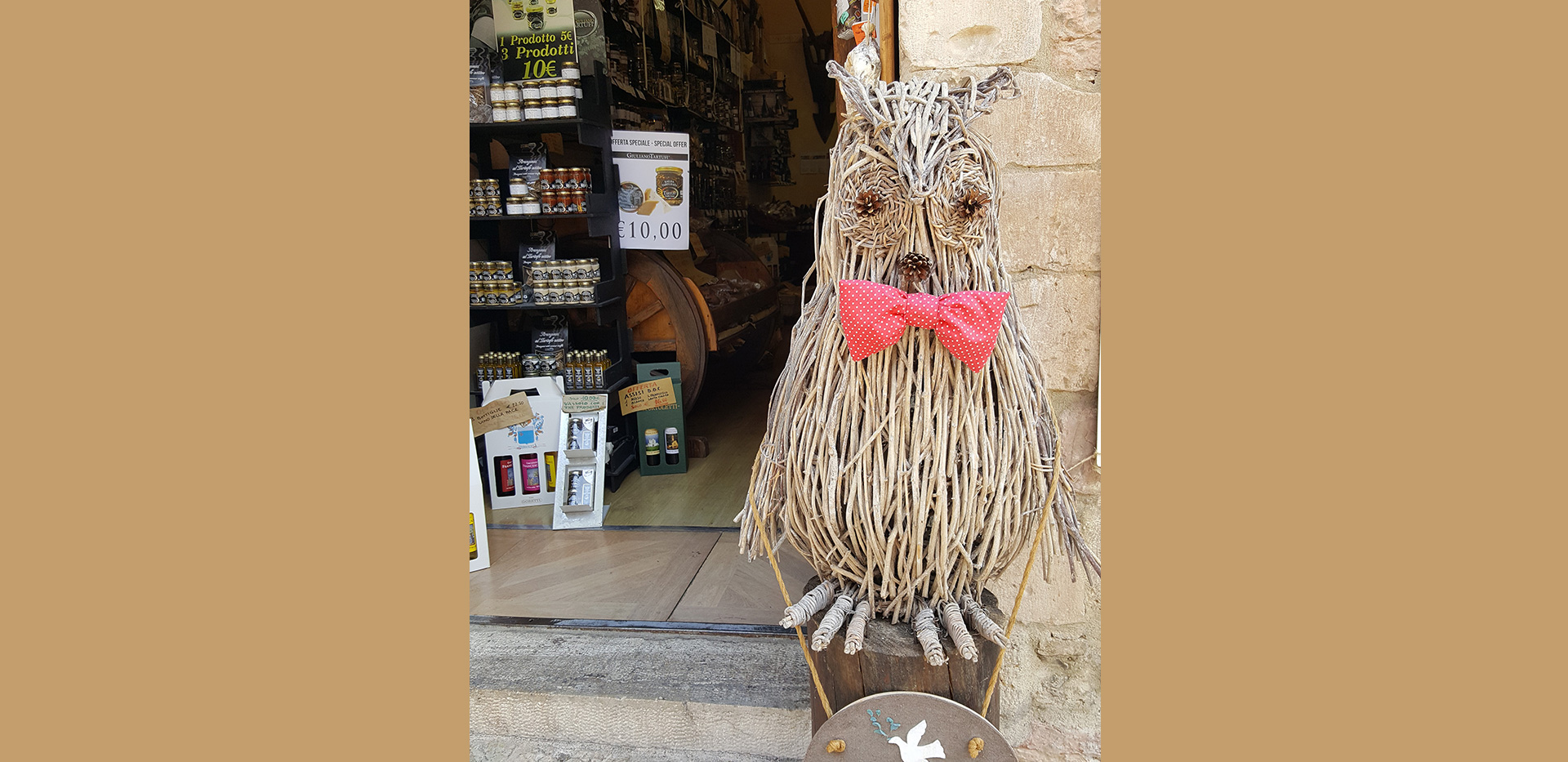 Emozioni Francescane esterno bottega Emozioni Francescane esterno bottega
